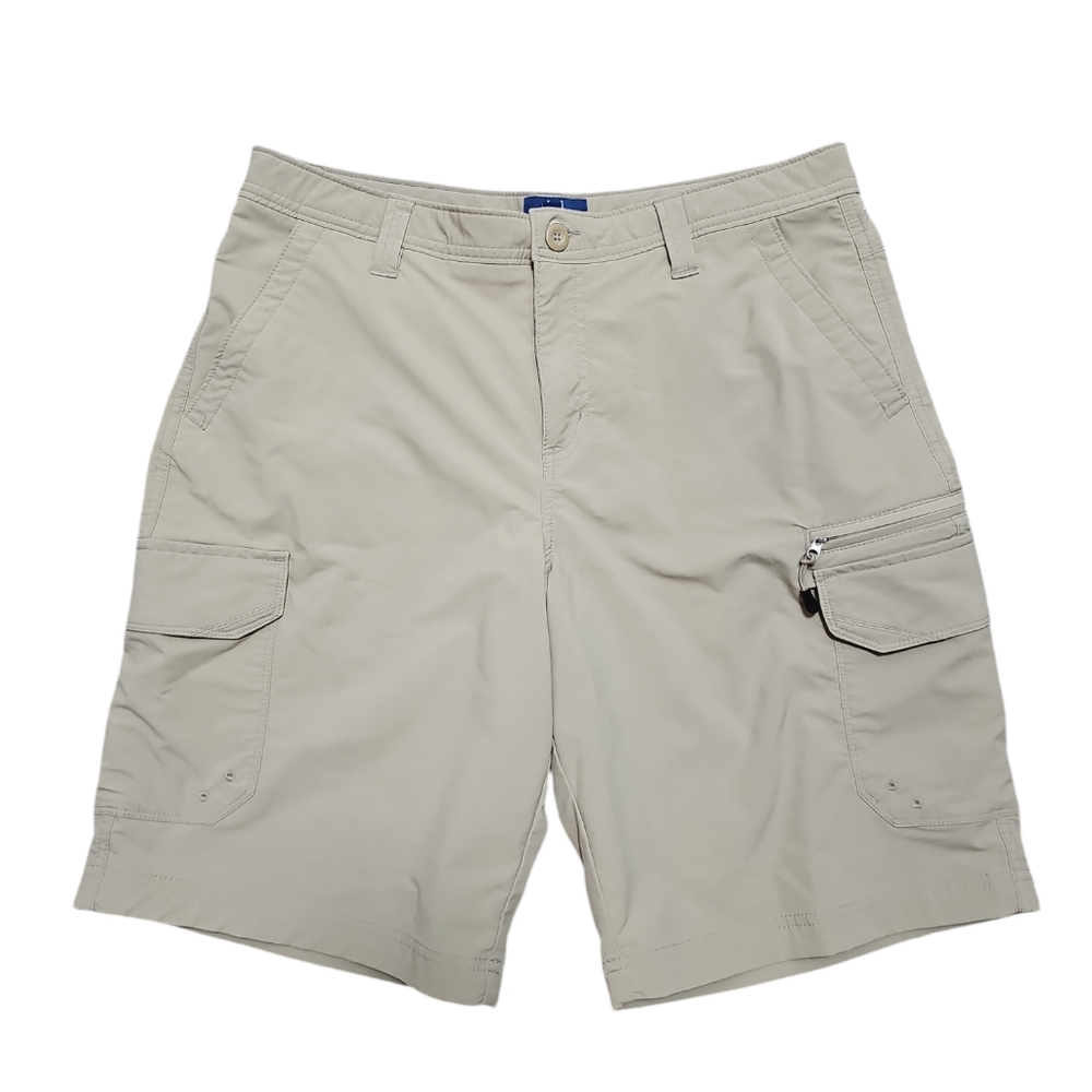 G George Men's Short Active Khaki Cargo Size 34